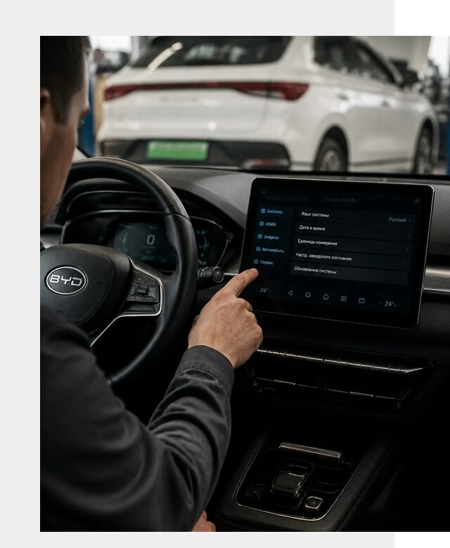 Русификация BYD E2 в Новодвинске от 15238 р. | ФастМобиль-Нвд под ключ
